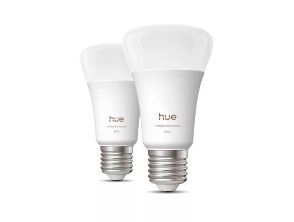 Philips Hue WCA 810 smart žárovka A60 E27, 6W, 810lm (2ks), 1000-20000K RGB
