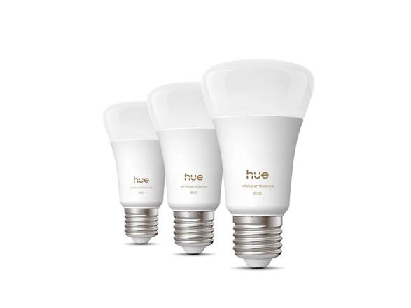 Philips Hue WA 810 smart žárovka A60 E27, 8W, 810lm, 1000-20000K (3 ks)
