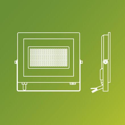 Philips Lois UltraEfficient venkovní LED reflektor Flood Light 24W 4450lm 3000K IP65, antracitový