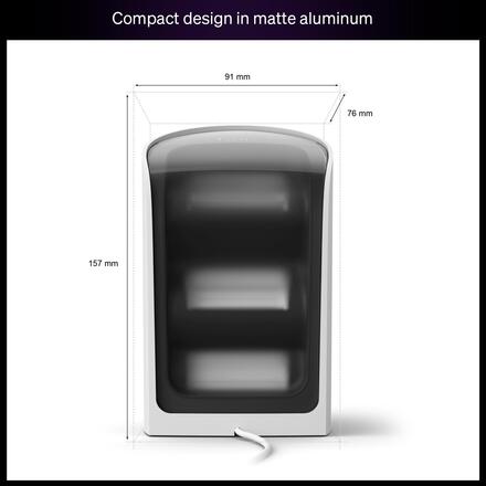 Philips Hue Play Wall ambientní projekční svítidlo 20W, 1035 lm/m, 2000-6500K, RGB, IP20, (2ks), bílá
