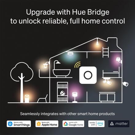 Philips Hue Play Wall ambientní projekční svítidlo 20W, 1035 lm/m, 2000-6500K, RGB, IP20, (2ks), černá