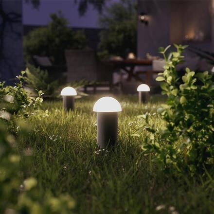 Philips GardenLink Edwina venkovní stojací LED lampa LED 3x1,5W, 2700K, 24V, černá