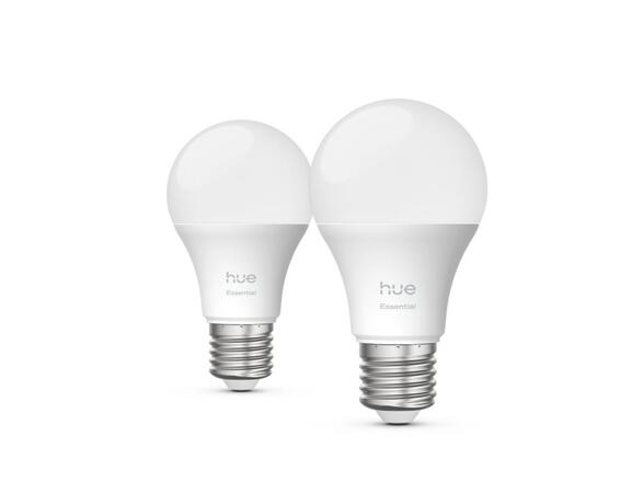 Philips Hue Essential WCA 806 žárovka 460 E27, 8W, 806lm (2 ks), 2200-6500K RGB