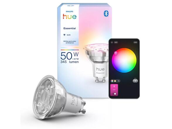 Philips Hue Essential WCA 345 žárovka 4,7W, 345lm, GU10 2200-6500K RGB