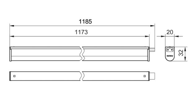 Philips LED světelná lišta Projectline 120cm 3xCCT 1600lm