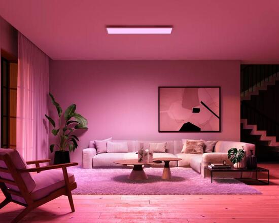 Philips Hue Surimu přisazený LED panel REC (obdelníkový) 120x30cm, 2200-6500K RGB