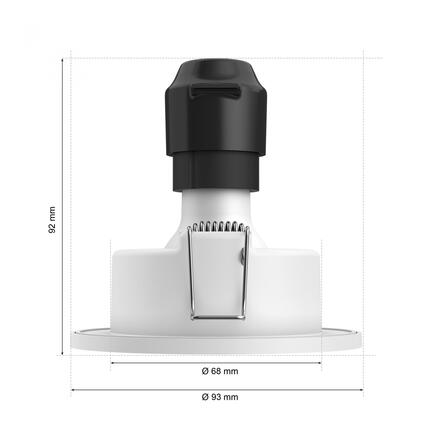 Philips Hue Xamento podhledové LED svítidlo 1x4,2W, 2000-6500K, RGB, IP44, bílá