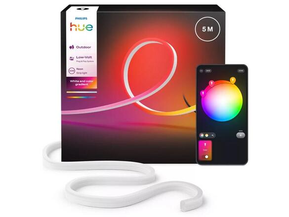 Philips Hue Neon venkovní světelný pás 5m EU 2200-6500K RGB