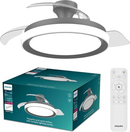 Philips Bliss DC stropní ventilátor a svítidlo 28W+35W černý