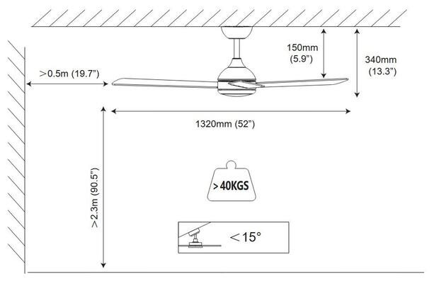 Philips Velyx stropní ventilátor a svítidlo 32W+24W CCT 132cm tmavé dřevo dálkové ovládání