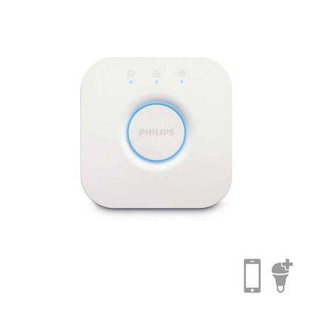 Philips Hue Essential WCA 345 žárovka 4,7W, 345lm, GU10 (3 ks) 2200-6500K RGB startovací sada + bridge + ovladač
