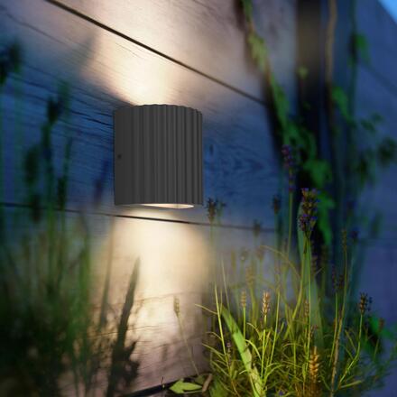 Philips Zyra venkovní nástěnné svítidlo 2xWA 4,3W 2700K antracit