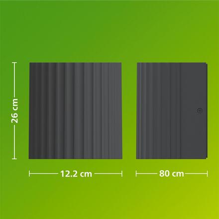 Philips Zyra venkovní nástěnné svítidlo 2xWA 4,3W 2700K antracit
