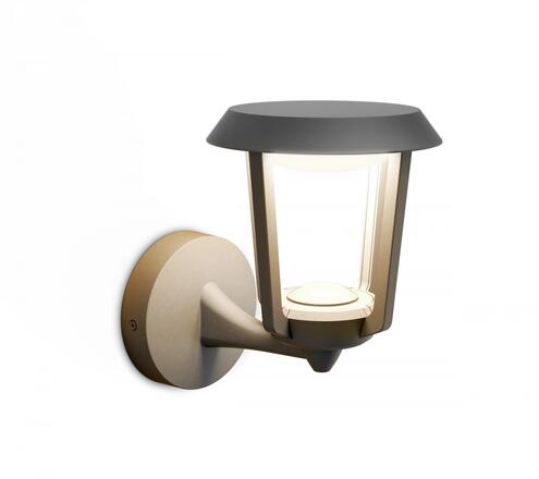 Philips Nuvy nástěnná lampa 4,3W 2700K antracit