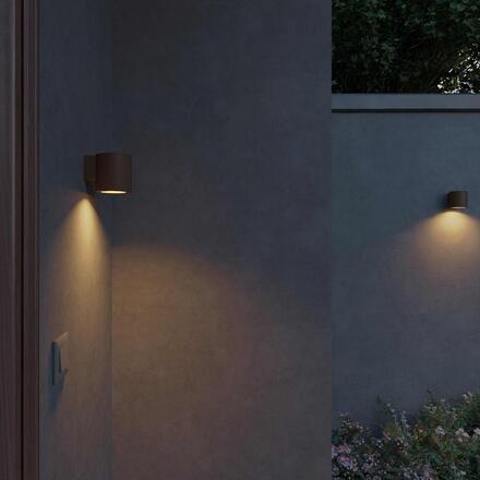 Philips Fylx nástěnné venkovní svítidlo Max 5W hnědé