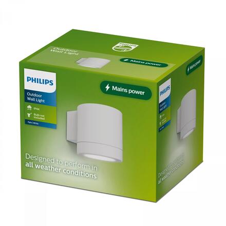Philips Fylx nástěnné venkovní svítidlo Max 5W bílé