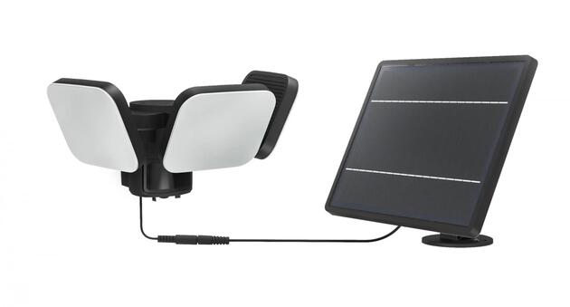 Philips Zyren solární bezpečnostní nástěnné svítidlo 3000K černé pohybový senzor