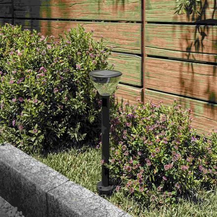 Philips Kyna solární stojanová zahradní lampa 3,8W 2700K černá se senzorem