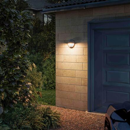 Philips Capricorn nástěnné svítidlo 4,3W 2700K antracit pohybový senzor