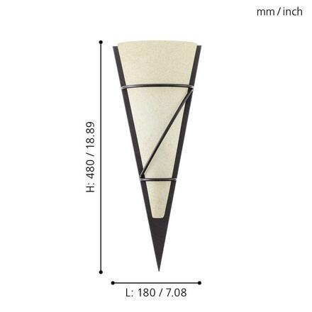 EGLO Nástěnné svítidlo PASCAL 1 87793