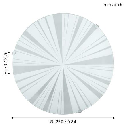 EGLO Stropní svítidlo MARS 1 89239