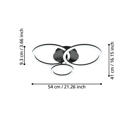 EGLO Stropní svítidlo PARRAPOS-Z 900321