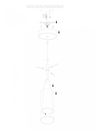 EGLO Závěsné svítidlo PINTO NERO 90304