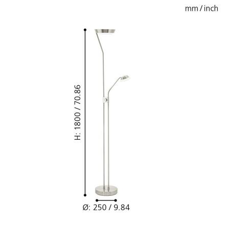 EGLO Stojací svítidlo SARRIONE 93713