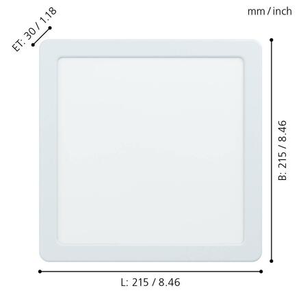 EGLO Zápustné svítidlo FUEVA 5 99164