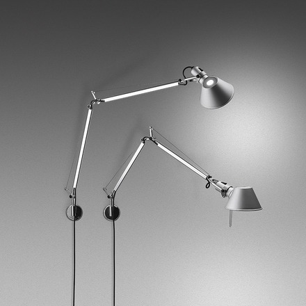 Artemide stolní/nástěnná/stojací lampa Tolomeo E27 8W 220-240V hliník bez podstavce