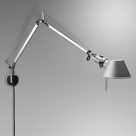 Artemide stolní/nástěnná LED lampa Tolomeo Mini 8 W 2700K stmívatelná hliník bez podstavce