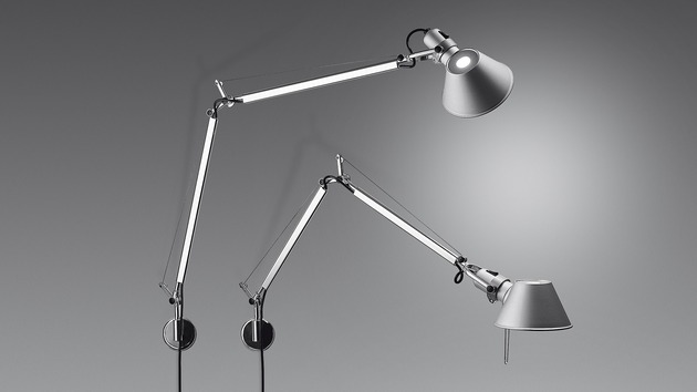Artemide stolní/nástěnná lampa Tolomeo Mini 8 W E27 bílá bez podstavce