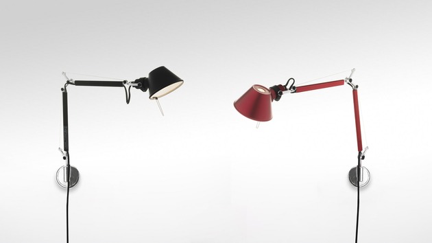 Artemide stolní/nástěnná/stojací LED lampa Tolomeo Micro 7 W 3000K stmívatelná bez podstavce