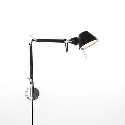 Artemide stolní/nástěnná/stojací lampa Tolomeo Micro 5 W E14 černé bez podstavce