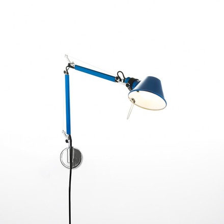 Artemide stolní/nástěnná/stojací lampa Tolomeo Micro 5 W E14 modrá bez podstavce