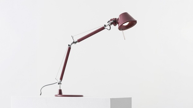 Artemide stolní/nástěnná/stojací lampa Tolomeo Micro 5 W E14 oranžová bez podstavce
