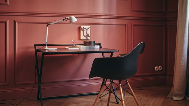 Artemide stolní/nástěnná/stojací lampa Tolomeo Micro 5 W E14 oranžová bez podstavce