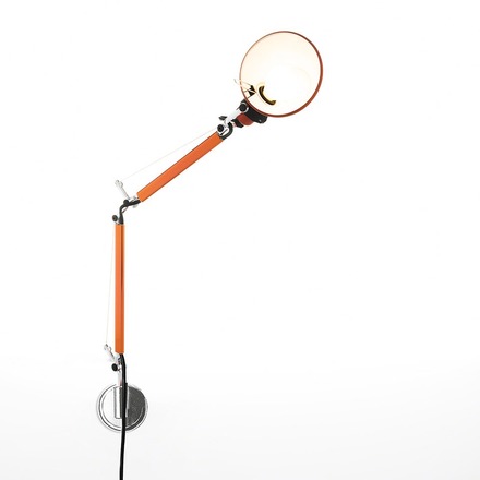 Artemide stolní/nástěnná/stojací lampa Tolomeo Micro 5 W E14 oranžová bez podstavce