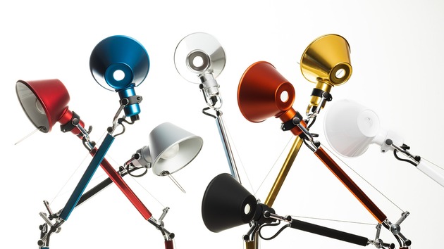 Artemide stolní lampa Tolomeo Micro E14 oranžová