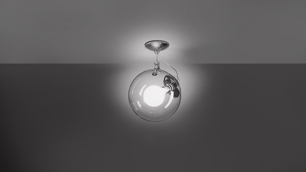 Artemide stropní svítidlo Miconos E27 15 W chrom