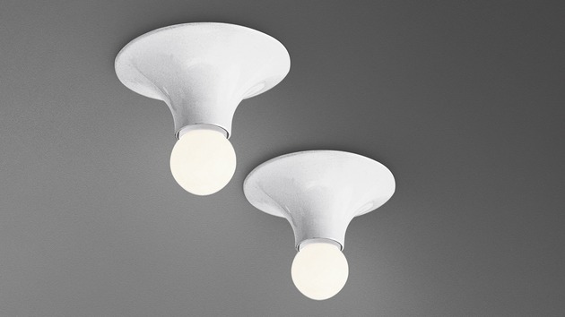 Artemide stropní a nástěnné svítidlo Teti Design Collection E27 antracitová