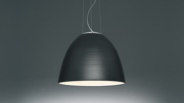 Artemide závěsné svítidlo Nur LED 45 W 220-240 V stmívatelné APP antracitová