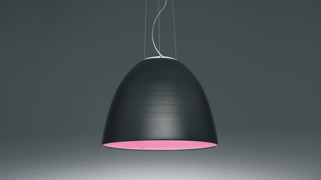 Artemide závěsné svítidlo Nur LED 45 W 220-240 V stmívatelné APP 2700K anodizovaný hliník