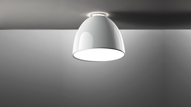 Artemide závěsné svítidlo Nur Mini Gloss E27 21W bílá