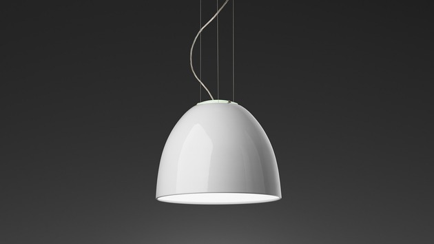 Artemide závěsné svítidlo Nur Mini Gloss LED 30 W 220-240 V stmívatelné černé
