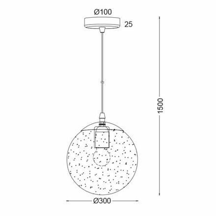 ACA Lighting Avantgarde závěsné svítidlo AD804230