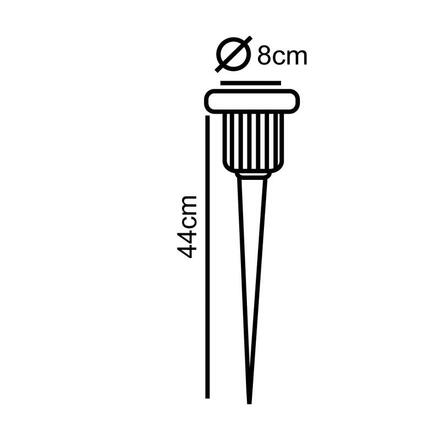 ACA Lighting bodové svítidlo PAR38 E27 No77-B černá AC.045GL77