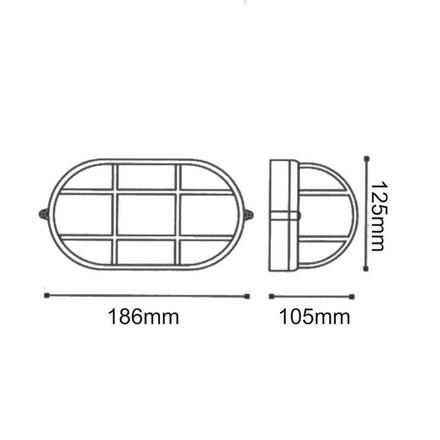 ACA Lighting stropní svítidlo plast černá E27 AC.045PBB