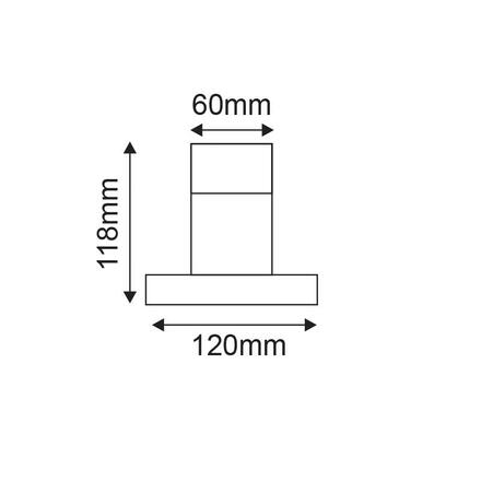 ACA Lighting plastová noha pro svítidla ACA SPHERES 11.8CM AC.28021