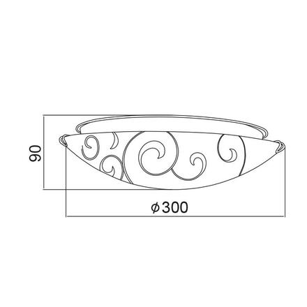 ACA Lighting Prim nástěnné a stropní svítidlo AD994706